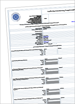 Modelo de informe de Materiales de Conflicto